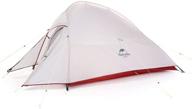 naturehike cloud-up camping tent - lightweight, waterproof, 1-3 person, easy setup - ideal for outdoor backpacking, hiking, mountaineering, travel - suitable for all seasons логотип