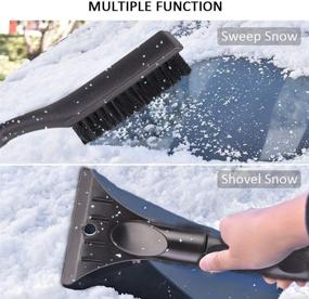 img 2 attached to ❄️ Coindivi 2-in-1 Ice Scraper with Brush for Car - Efficient Snow Removal Tool for Windshields and Windows