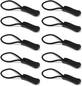 img 4 attached to 🔗 Vive Zipper Pulls (10 Pack) - Easy Grip Replacement Fix for Clothes, Shoes, Purse, Handbag, Luggage, Jacket, Backpack, Boot - Universal Plastic Repair Tabs Dexterity Aid