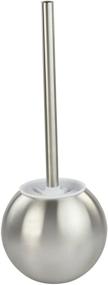 img 1 attached to 🚽 Premium Round Stainless Steel Toilet Brush and Holder - Unmatched Service & Style