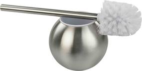 img 2 attached to 🚽 Premium Round Stainless Steel Toilet Brush and Holder - Unmatched Service & Style