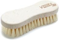 🥜 konex nylon fiber economy utility cleaning brush with wood handle - heavy duty scrub brush (peanut shaped) logo