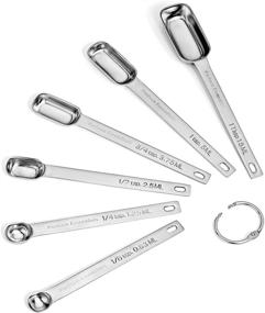 img 1 attached to Hudson Essentials Stainless Measuring Spoons Kitchen & Dining