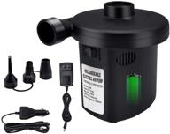 rechargeable electric air pump: portable & efficient inflation/deflation for air beds, pools, mattresses, and camping logo