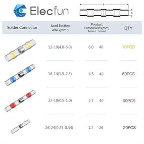 img 1 attached to 🔌 ELECFUN Waterproof Connectors: Ultimate Insulated Automotive Solution