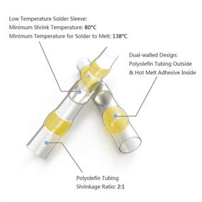 img 2 attached to 🔌 ELECFUN Waterproof Connectors: Ultimate Insulated Automotive Solution