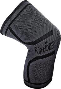 img 4 attached to 🏋️ RiptGear Knee Compression Sleeve - Non-Slip Knee Brace for Working Out - Support for Men and Women - Compression for Runners Knee, Arthritis, Running, Knee Pain Relief