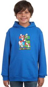 img 4 attached to 👕 Nintendo Animal Crossing Pullover Hoodie: The Ultimate Boys' Fashion Statement in Hoodies & Sweatshirts