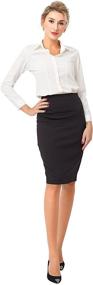 img 2 attached to 👗 Marycrafts Women's Office Business Pencil Skirt for Work