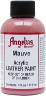 angelus leather paint oz mauve logo