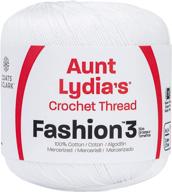 coats crochet fashion thread in white - optimal for crocheting logo