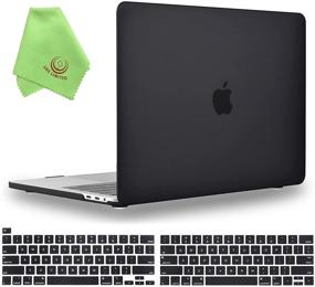 img 4 attached to 🖥️ UESWILL Case for MacBook Pro 13 Inch 2020-2016 A2338 (M1) A2289 A2251 A2159 A1989 A1706 A1708 - Black, with Black Keyboard Cover