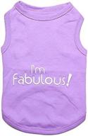 🐶 xx-small parisian pet i'm fabulous dog t-shirt logo