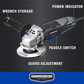 img 2 attached to 6-Amp Angle Grinder: Hammerhead Grinding Tool