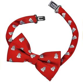 img 1 attached to Retreez Christmas Cheerful Microfiber Pre Tied Boys' Accessories and Bow Ties