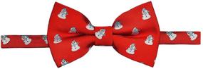 img 2 attached to Retreez Christmas Cheerful Microfiber Pre Tied Boys' Accessories and Bow Ties