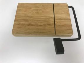 img 1 attached to 🧀 Brown Beechwood Cheese Slicer, 7 x 4 3/4 inches by Prodyne