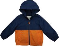 🧥 carter's orange fleece midweight jacket: stylish boys' clothing for all-weather comfort logo