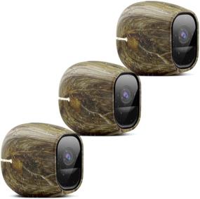 img 4 attached to 📷 Protect Your Arlo Pro & Pro 2 Cameras with Silicone Skins - 3 Pack Camouflage Covers, Ideal Arlo Accessories!