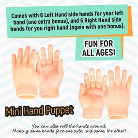 img 1 attached to 🤏 Playful NextClimb Tiny Hand Finger Puppets: Creative Entertainment for All Ages
