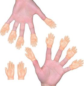img 4 attached to 🤏 Playful NextClimb Tiny Hand Finger Puppets: Creative Entertainment for All Ages