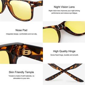 img 2 attached to 🕶️ WZERRY Polarized Anti Glare Driving Glasses: Enhance Safety and Clarity on the Road