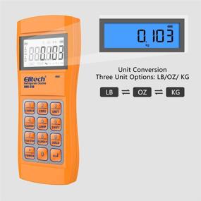 img 1 attached to 📊 Elitech LMC-310 Wireless Refrigerant Scale: Accurate Freon Weighing with 220 lbs/100kgs Capacity & Convenient Charging Valve