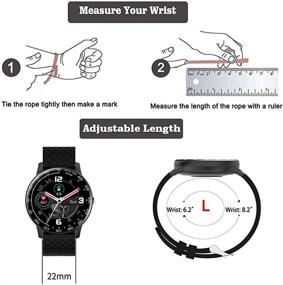 img 1 attached to Convenient Quick Release Silicone Watch Bands for Women's Watches