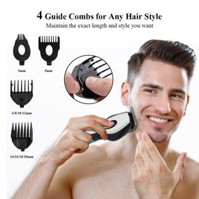 img 1 attached to Cordless Clippers WanderLand Waterproof Rechargeable