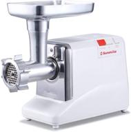 🥩 sunmile sm-g50 etl electric meat grinder - powerful 1000w heavy duty meat mincer with metal gears and stainless steel cutting blade - perfect for sausage making and grinding logo