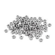 uxcell metric stainless hexagon silver hardware logo