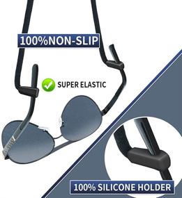 img 1 attached to 🕶️ Enhance your Style and Comfort with the Sunglass Eyewear Retainer Adjustable- Men's Must-Have Accessory!