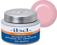 ibd hard gel led/uv uv builder gel - pink, long-lasting high gloss shine, gentle formula, 2 oz / 56g logo