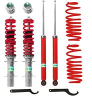 adjustable twin tubes suspension compatible for golf mk4 99-05 / jetta mk4 99-04/ audi a3 mk1 coil spring(set of 4) logo