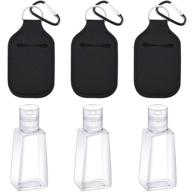 dkaf refillable keychain container carriers black logo