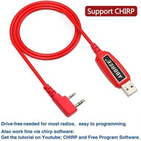 img 3 attached to ABBREE & Baofeng USB Programming Cable PL2303: Chirp Support for Ham and GMRS Radios - UV-5R, BF-F8HP, BF-888S, UV82HP, GT-3, UV-9S, BF-R3 GM-30 GM-N1 (Red)