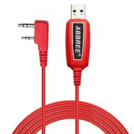 abbree & baofeng usb programming cable pl2303: chirp support for ham and gmrs radios - uv-5r, bf-f8hp, bf-888s, uv82hp, gt-3, uv-9s, bf-r3 gm-30 gm-n1 (red) logo