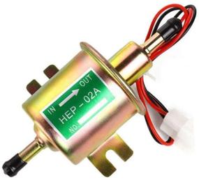 img 4 attached to Highly Efficient Electric Inline Fuel Pump 12v - Perfect Universal Solution for Low 🔌 Pressure Gas, Diesel, and Gasoline Transfer for Carburetor Lawnmower - Operates Perfectly at 4-7 PSI