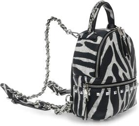 img 3 attached to Steve Madden Womens Backpack Zebra