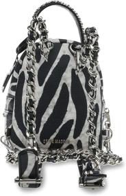 img 1 attached to Steve Madden Womens Backpack Zebra