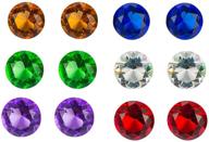 diamond jewels in acrylic gemstones (1.75 inches, set of 12) logo