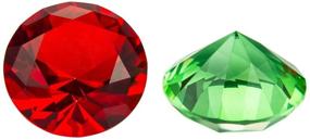 img 2 attached to Diamond Jewels in Acrylic Gemstones (1.75 inches, Set of 12)