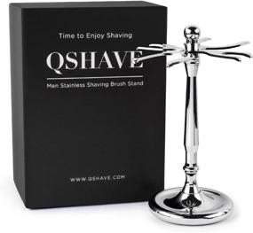 img 2 attached to 🪒 QSHAVE Deluxe Chrome Shaving Accessories: Perfect Shave & Hair Removal for Men's Grooming