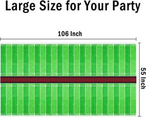 img 2 attached to 🏈 Stain-Resistant Football Tablecloth: Easy-Clean, Reusable Sports-themed Decoration