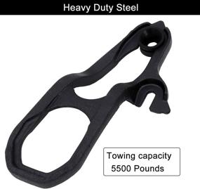 img 2 attached to Enhance Your Dodge Ram's Towing Capabilities with ENIXWILL Ram Front Tow Hooks: Perfect Replacement for OEM 82215268AB (2019-2021)