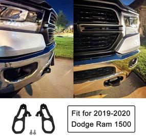 img 3 attached to Enhance Your Dodge Ram's Towing Capabilities with ENIXWILL Ram Front Tow Hooks: Perfect Replacement for OEM 82215268AB (2019-2021)