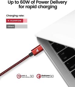 img 3 attached to ⚡ High-Speed Charging with a 6-Foot RAMPOW 60W USB Cable