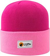 🧣 stay trendy & cozy: lupa classic acrylic fuchsia boys' accessories for cold weather (canadian made) logo