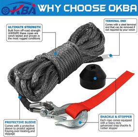 img 2 attached to OKBA Synthetic Winch Rope Kit