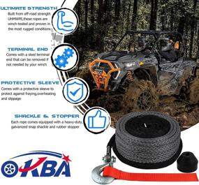 img 3 attached to OKBA Synthetic Winch Rope Kit